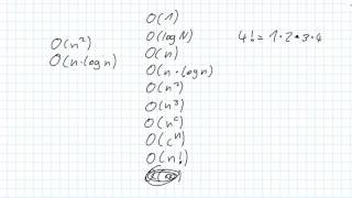 Algorithmen 006  O Notation [upl. by Atnoved]