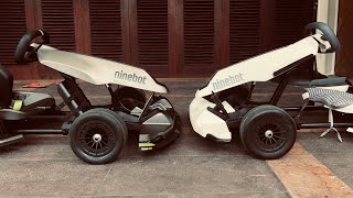 NINEBOT GOKART PRO VS GOKART KIT  INTENSE [upl. by Eenhpad]