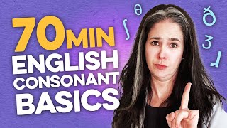 Learn 24 English Consonant Sounds in 70 Minutes  Pronunciation Compilation  Rachels English [upl. by Flss]