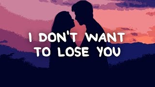 Luca Fogale  I Dont Want to Lose You Lyrics [upl. by Charlena]