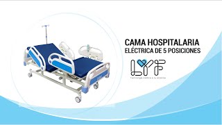 Cama hospitalaria eléctrica de 5 posiciones [upl. by Andi]