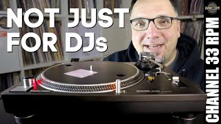 Technics SL1200 for serious home listening TURNTABLE REVIEW [upl. by Essined]