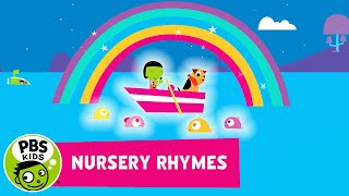 🛶 Row Row Row Your Boat  Nursery Rhymes  PBS KIDS [upl. by Lodie618]