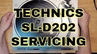 Technics SLD202 Basic Servicing [upl. by Haimorej]