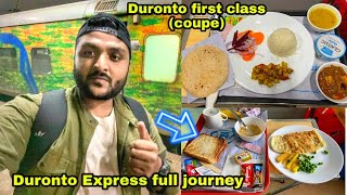 Duronto Express First class food Review  Mumbai to kolkata  Indian Railways [upl. by Aikemit]