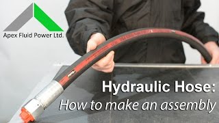 Hydraulic Hose  How To Make an Assembly [upl. by Atterahs]