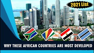 Top 10 most developed countries in Africa 2021 [upl. by Patric]