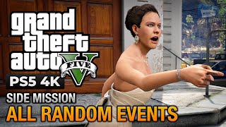 GTA 5 PS5  All Random Events [upl. by Andriette160]