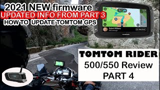 TomTom Rider 500550 best connection settings 2021  UPDATE INFO FROM PART 3 [upl. by Delores]