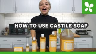 How To Use Dr Bronners Castile Soap [upl. by Ahsirkal]